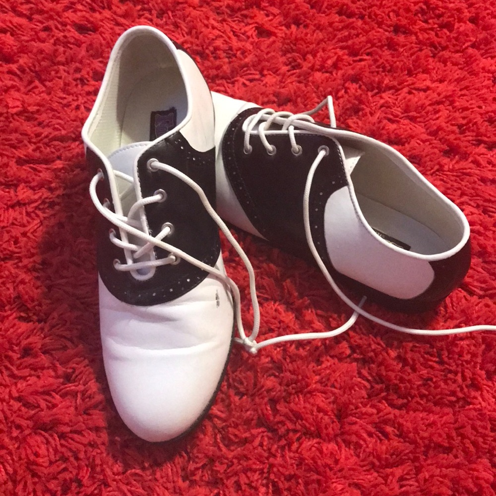 Classic saddle shoes